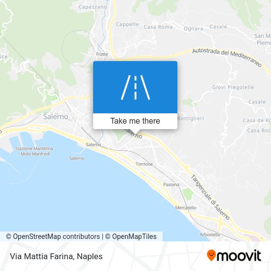 Via Mattia Farina map