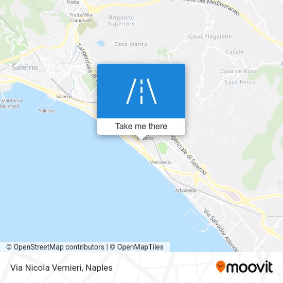 Via Nicola Vernieri map