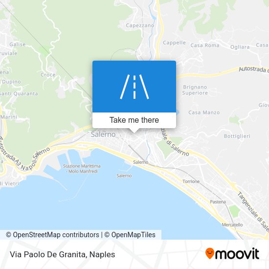 Via Paolo De Granita map