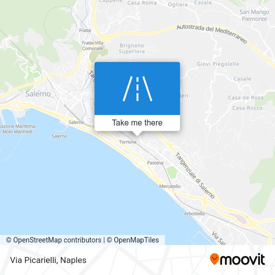 Via Picarielli map