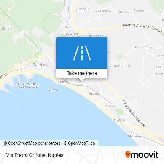 Via Pietro Grifone map