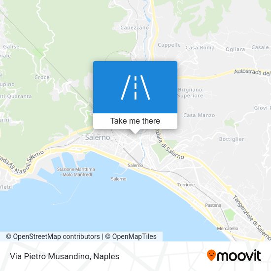 Via Pietro Musandino map