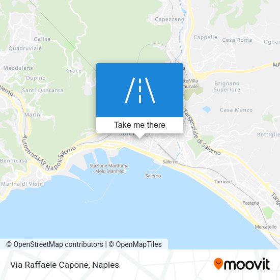Via Raffaele Capone map