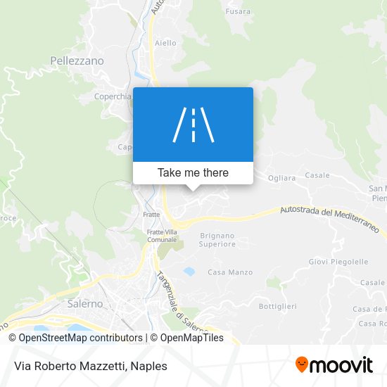 Via Roberto Mazzetti map