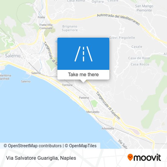 Via Salvatore Guariglia map