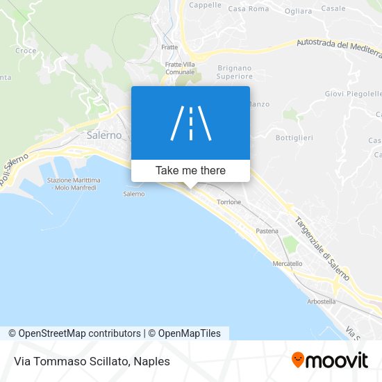 Via Tommaso Scillato map