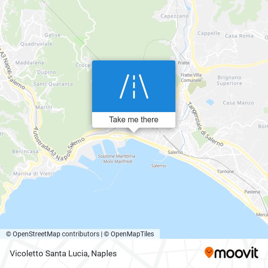 Vicoletto Santa Lucia map