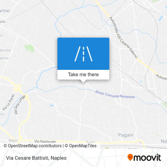 Via Cesare Battisti map