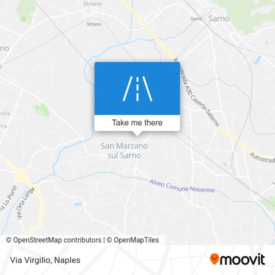 Via Virgilio map