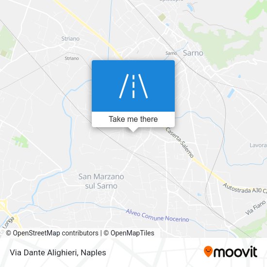 Via Dante Alighieri map