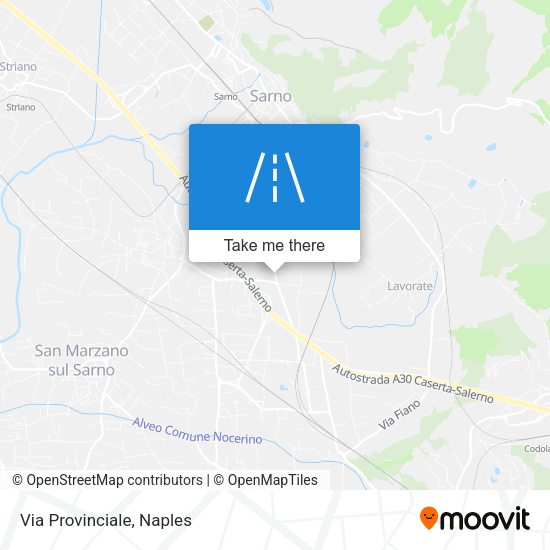 Via Provinciale map