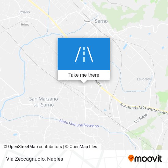 Via Zeccagnuolo map