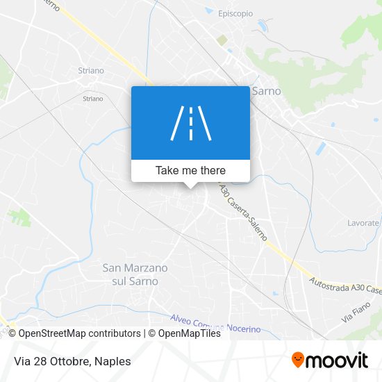 Via 28 Ottobre map