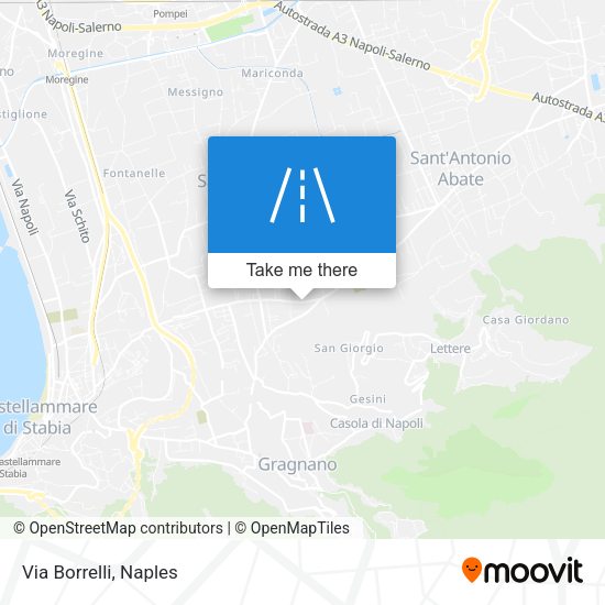 Via Borrelli map