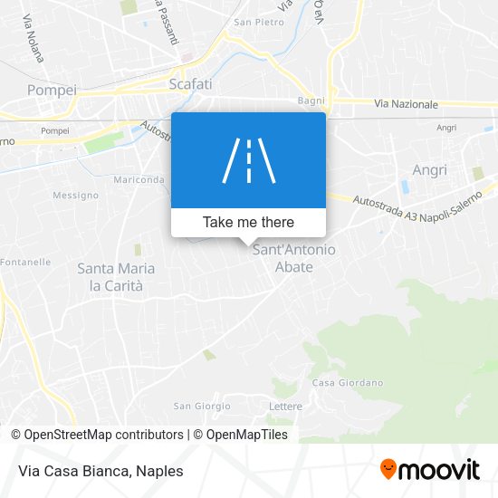 Via Casa Bianca map