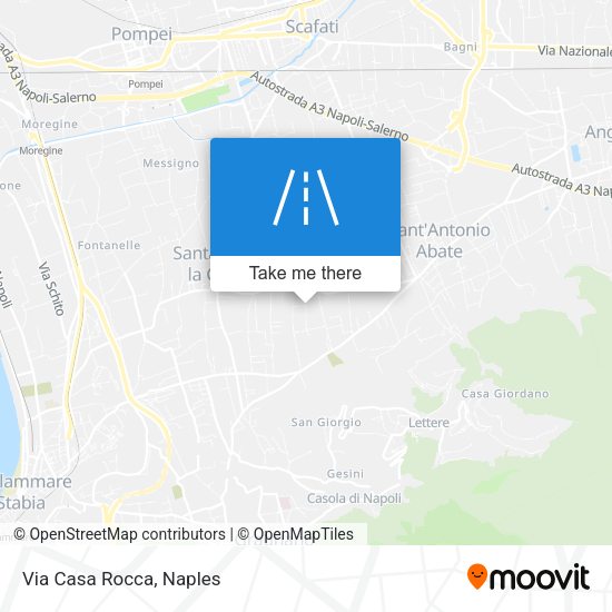 Via Casa Rocca map
