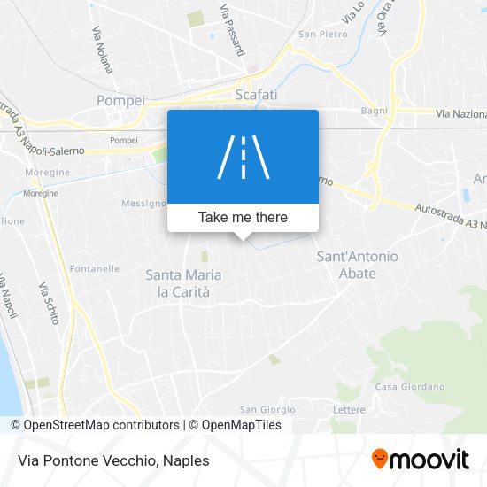 Via Pontone Vecchio map