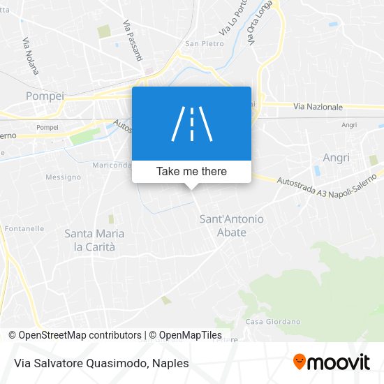 Via Salvatore Quasimodo map