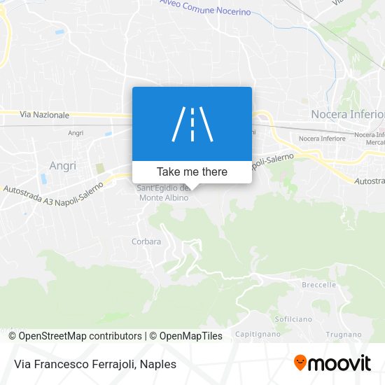 Via Francesco Ferrajoli map