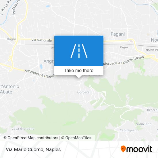 Via Mario Cuomo map