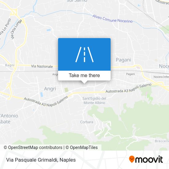 Via Pasquale Grimaldi map