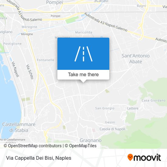 Via Cappella Dei Bisi map