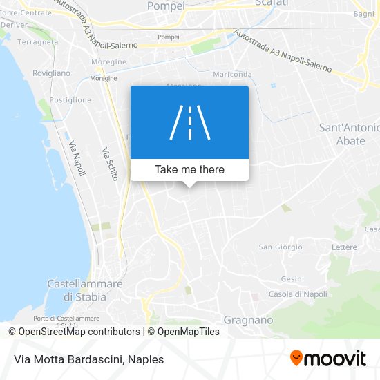 Via Motta Bardascini map
