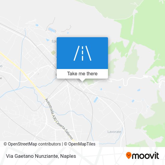 Via Gaetano Nunziante map