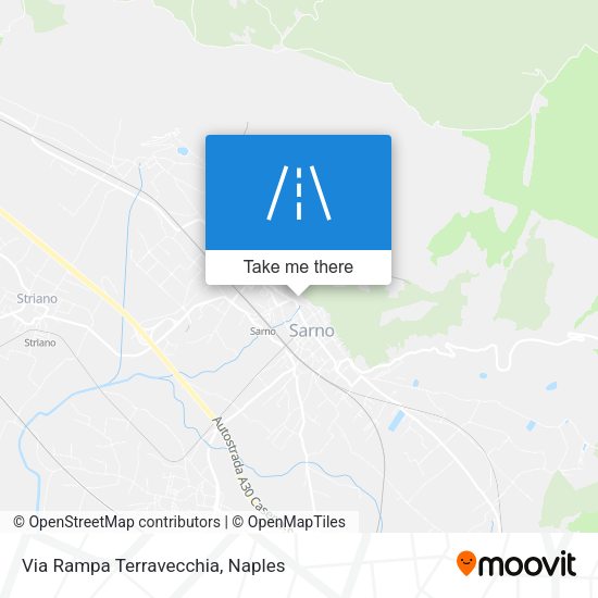 Via Rampa Terravecchia map