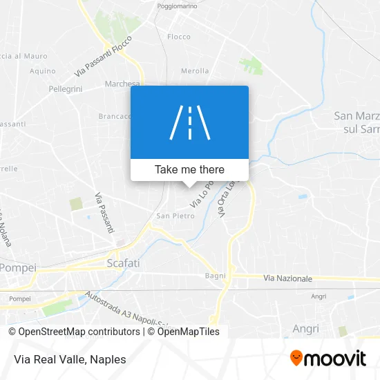 Via Real Valle map