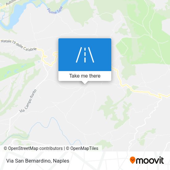 Via San Bernardino map