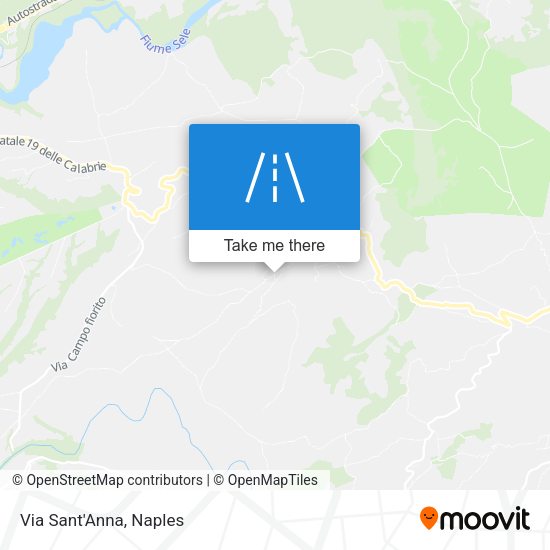 Via Sant'Anna map