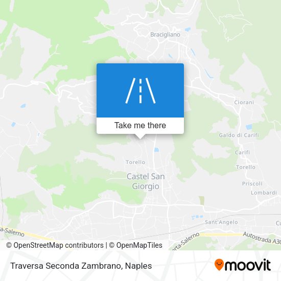 Traversa Seconda Zambrano map