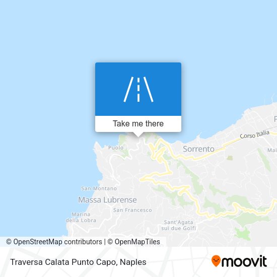Traversa Calata Punto Capo map