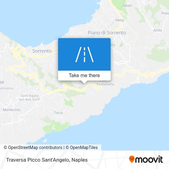 Traversa Picco Sant'Angelo map