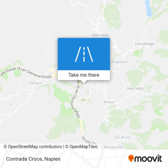 Contrada Croce map