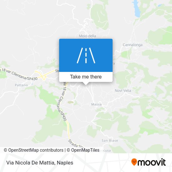 Via Nicola De Mattia map