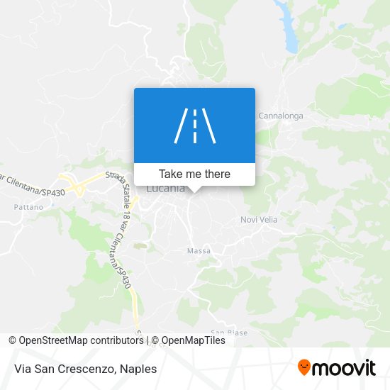 Via San Crescenzo map