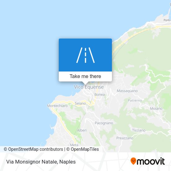Via Monsignor Natale map