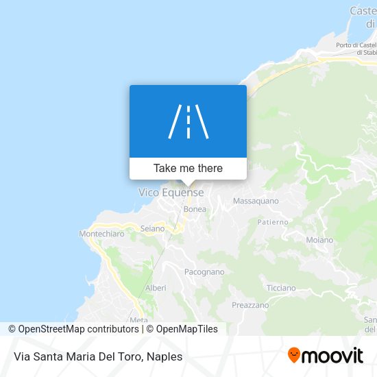 Via Santa Maria Del Toro map