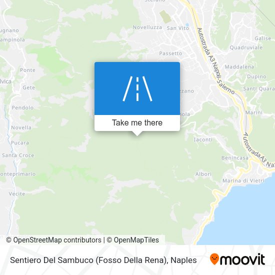 Sentiero Del Sambuco (Fosso Della Rena) map