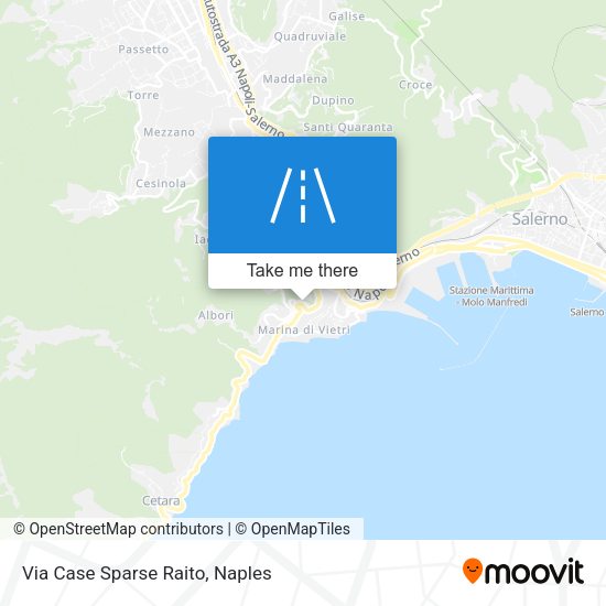 Via Case Sparse Raito map