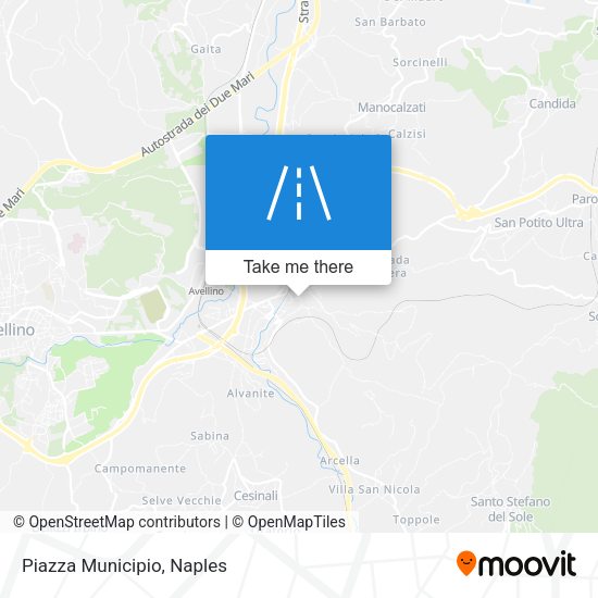 Piazza Municipio map
