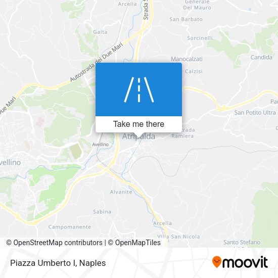 Piazza Umberto I map