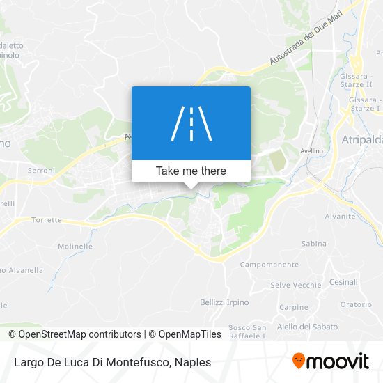 Largo De Luca Di Montefusco map
