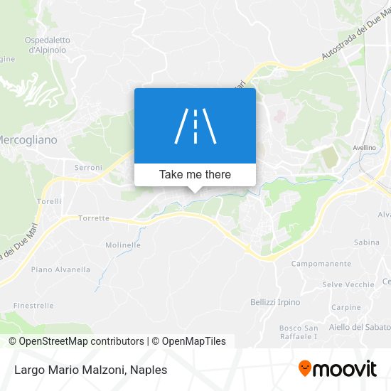 Largo Mario Malzoni map