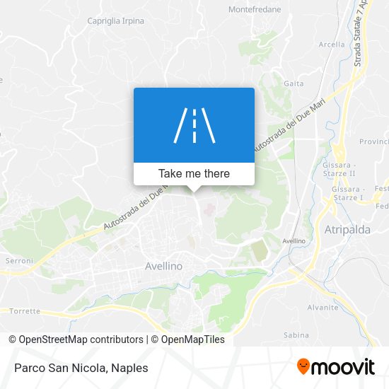 Parco San Nicola map