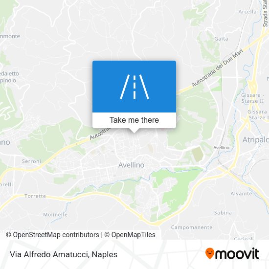 Via Alfredo Amatucci map