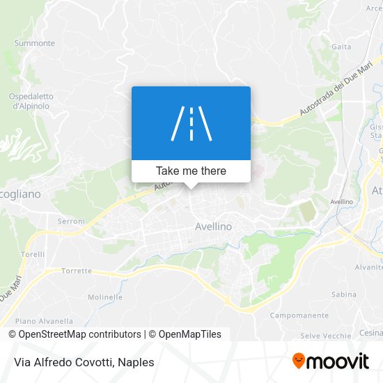 Via Alfredo Covotti map