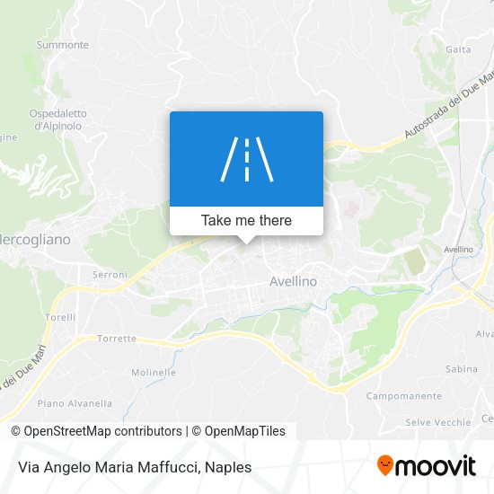 Via Angelo Maria Maffucci map